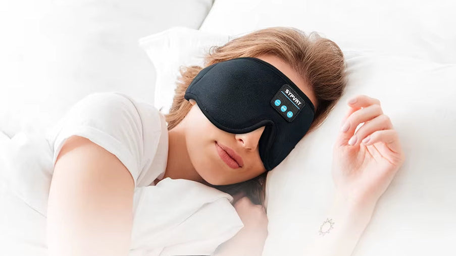 Bluetooth Sleep Mask Wireless 3D Eye Mask Headset Adjustable Eye Cover Sleeping Earphones