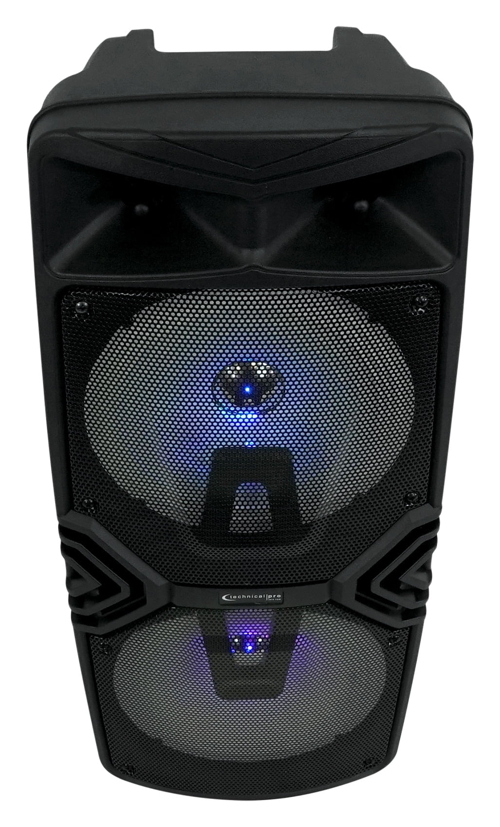 2)  Dual 8" Wireless Rechargeable Backyard DJ Party Speakers + Mics